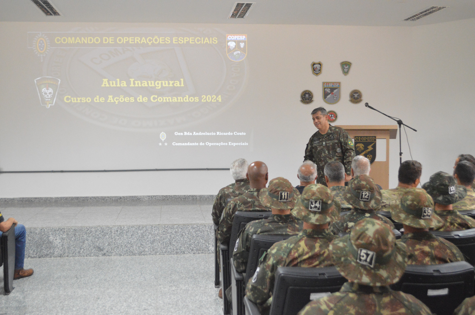 Aula Inaugural do Curso de Ações de Comandos/2024